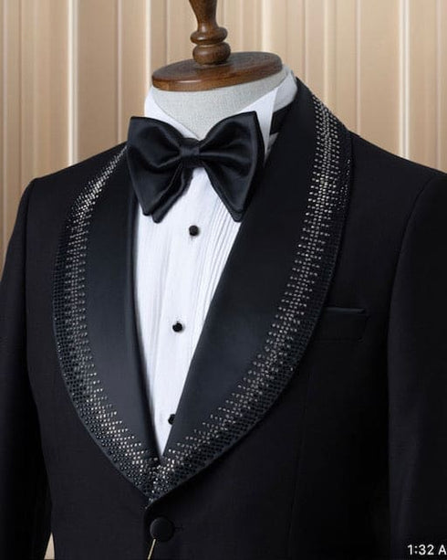 Frank Mazari Met Vested Modern Fit Tuxedo Suit