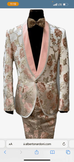 White and Gold Prom Suits - Gold Tuxedo Jacket