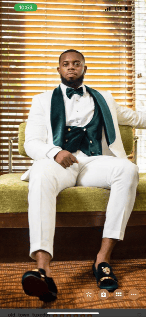 Frank Mazari Met Vested Modern Fit Tuxedo Suit