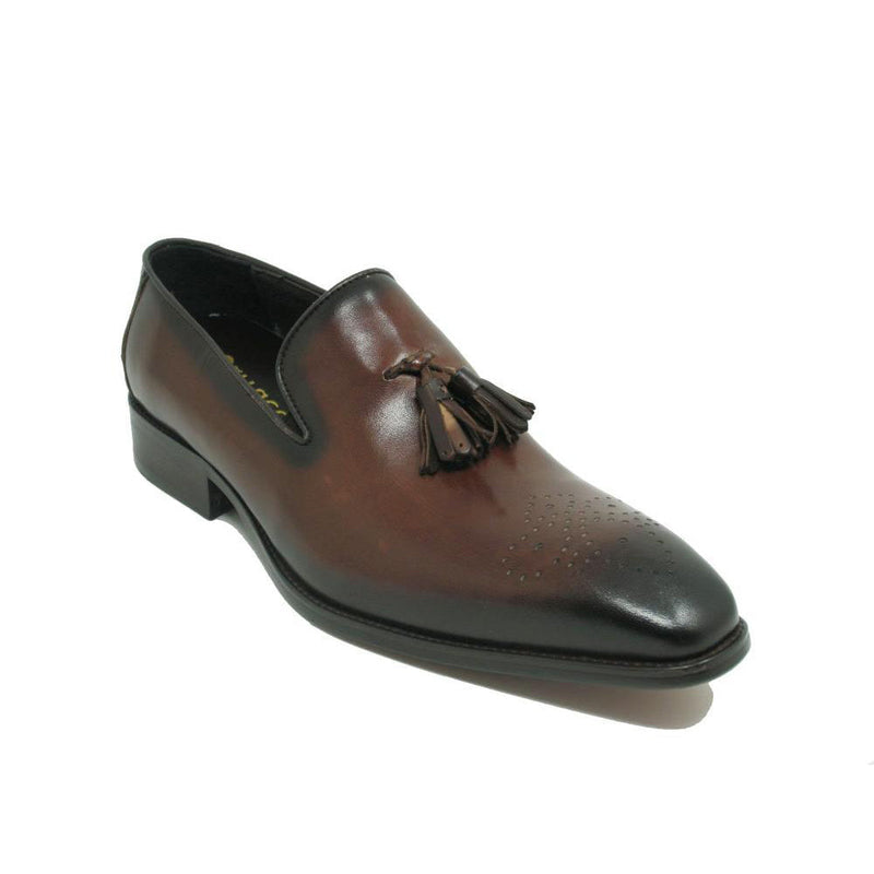 Carrucci Burnished Wholecut Tassel Loafer