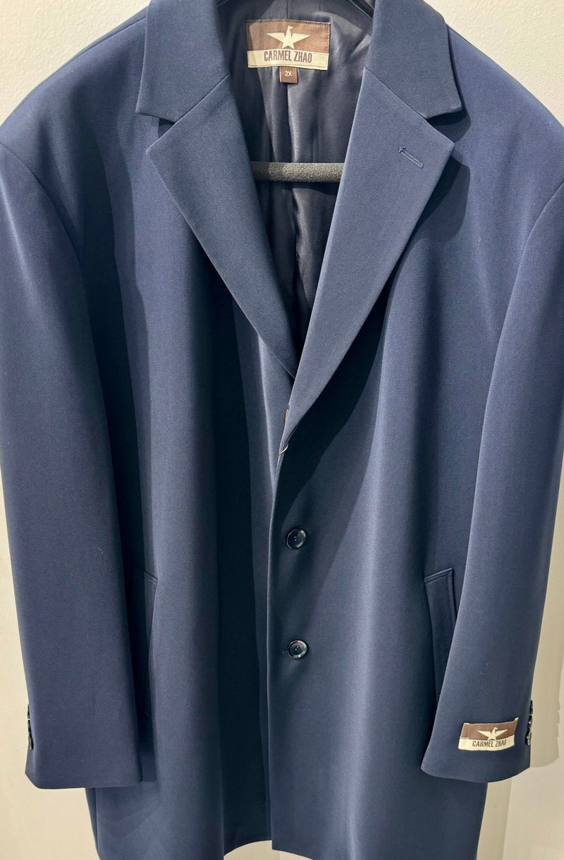 Carmel Zhao Topcoat Navy