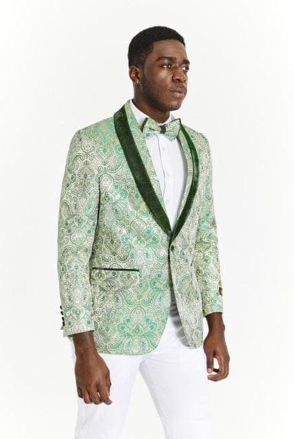 Green And Gold Tuxedo - AlbertoNardoniStore