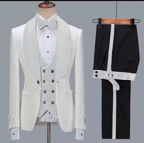 Frank Mazari Met Vested Modern Fit Tuxedo Suit