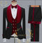 Mens Black Dinner. Jacket - Two Toned Color Blazer Black and Burgundy Sport Coat