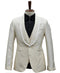 Ivory Tuxedo - Cream Wedding Suit  - Off White Groom Shawl Lapel Suit