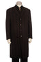 Mens Vested Maxi Length Zoot Suit in Brown Pinstripe