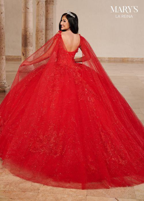 Sweetheart 3D Floral Strap Lace Appliqué Glitter Tulle Ball Gown by Rachel Allan MQ2148