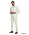 Ivory And Hunter Green Tuxedo Dinner Jacket Wide Velvet Groom Tuxedo Jacket - Prom Blazer