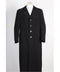 Mens Floor Length Coat Black Coat - AlbertoNardoniStore