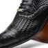 Marco Di Milano John Men's Shoes Exotic Caiman Crocodile / Woven Leather Dress Oxfords