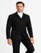 Men's Black Safari Suit with Textured Utility Jacket and Matching Trousers - Casual Walking Suit by Rossiman