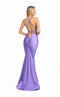 Jessica Angel JA2606 V-Neck Fitted Open Back Formal Floor-Length Dress
