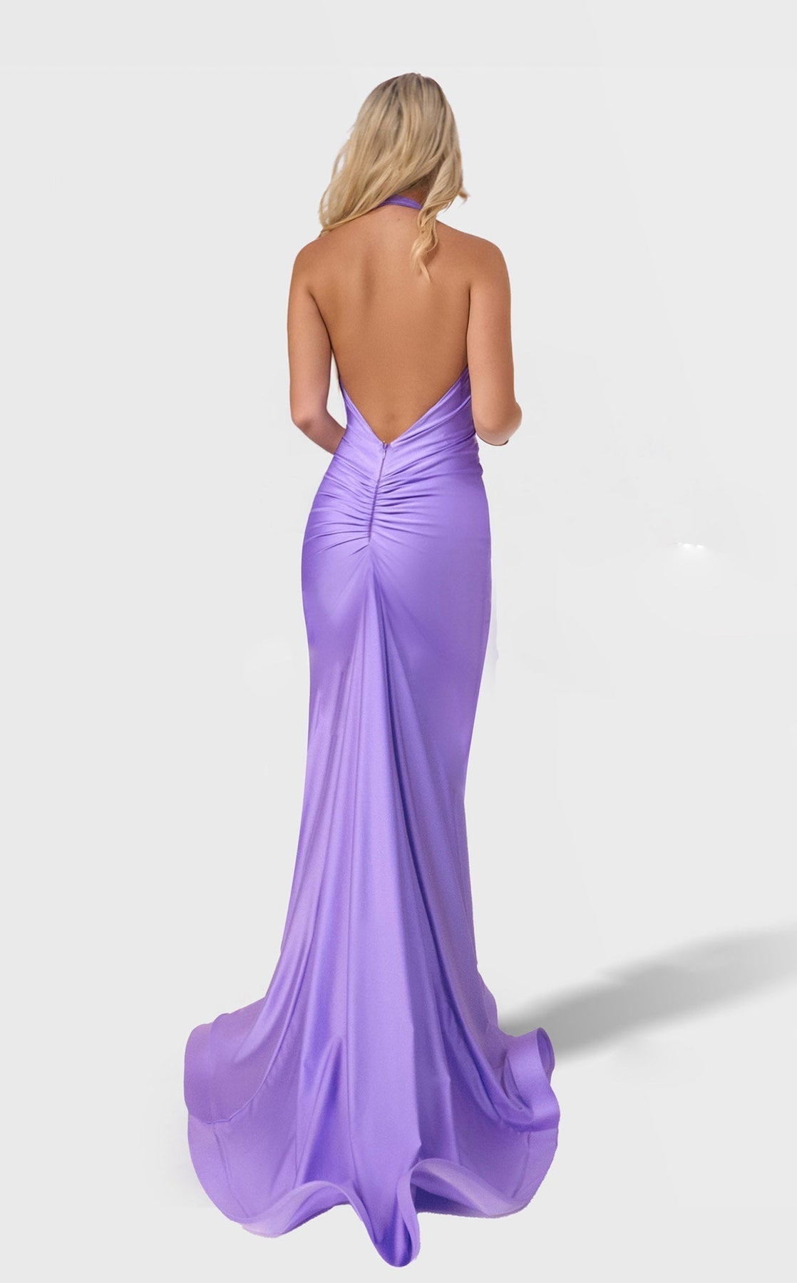 Jessica Angel JA2728 Halter Cutout Evening Formal Floor-Length Dress
