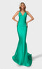 Jessica Angel JA2766 Off-Shoulder Fitted Open Back Prom Formal Lace Dress