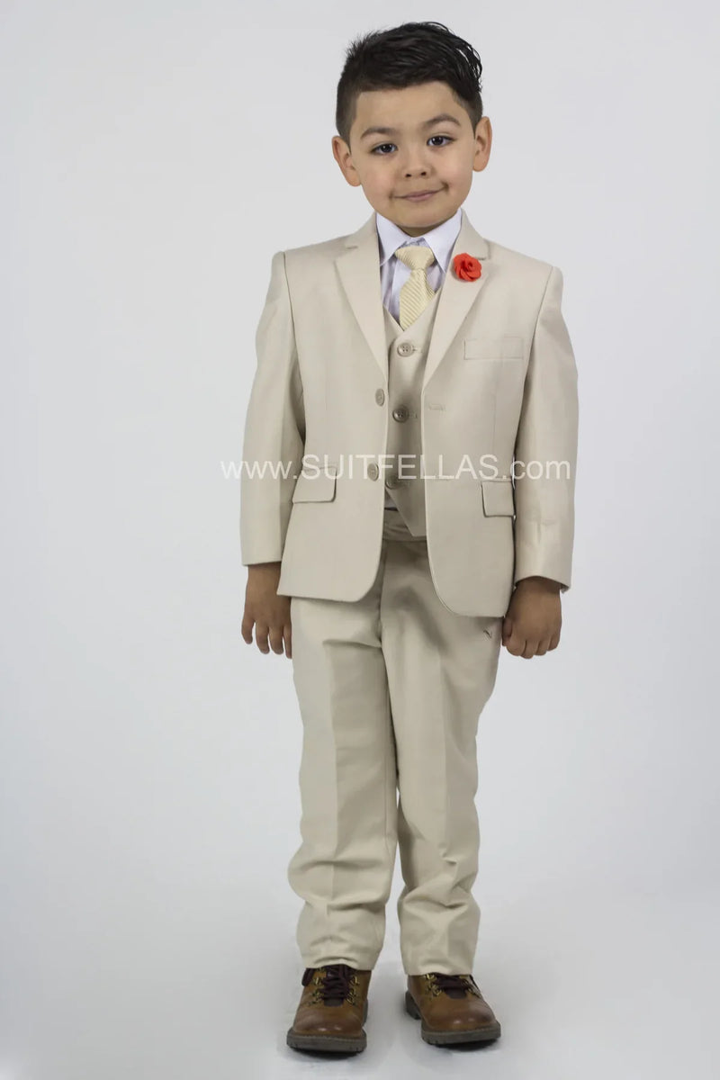 5 piece Kid's Suit Sand Kid-4030