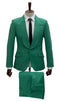 Emerald Green Tuxedo - Kelly Green Tuxedo - Aguesta Green Tuxedo Shawl Collar Single Button