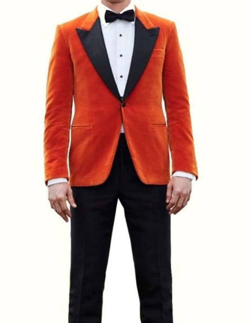 Kingsman Eggsy Suits Orange Tuxedo Jackets – Alberto Nardoni
