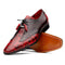 Marco Di Milano Anzio Exotic Alligator & Calfskin Leather Burgundy & Black Oxfords