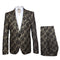 Rossi Man LEO RM1901 – Gold & Black Designer Tuxedo for Men | Slim Fit