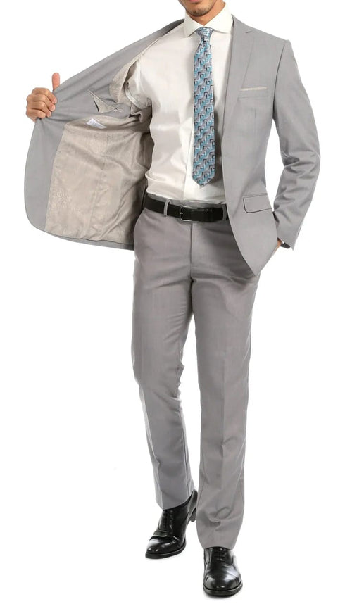 Windsor Light Grey Slim Fit 2pc Suit