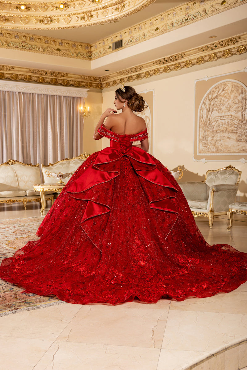 Gala Dress Sweetheart Off The Shoulder Ball Gown By Layla K LK277