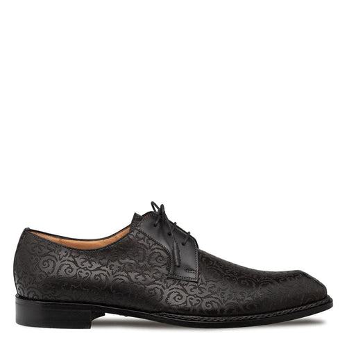 Lontani Black Embossed Calfskin Lace-Up by Mezlan – Designer Formal Shoe Made in Spain