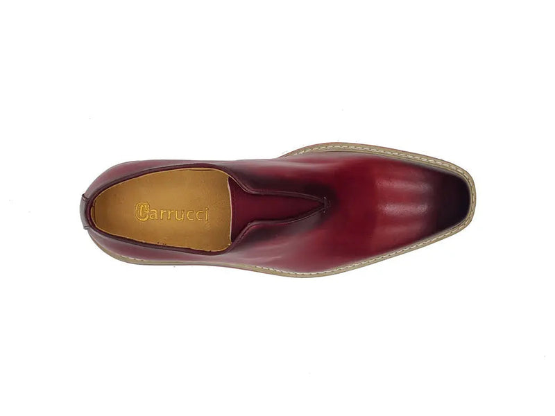 Carrucci Laceless Loafer with Contrast color lightweight sole
