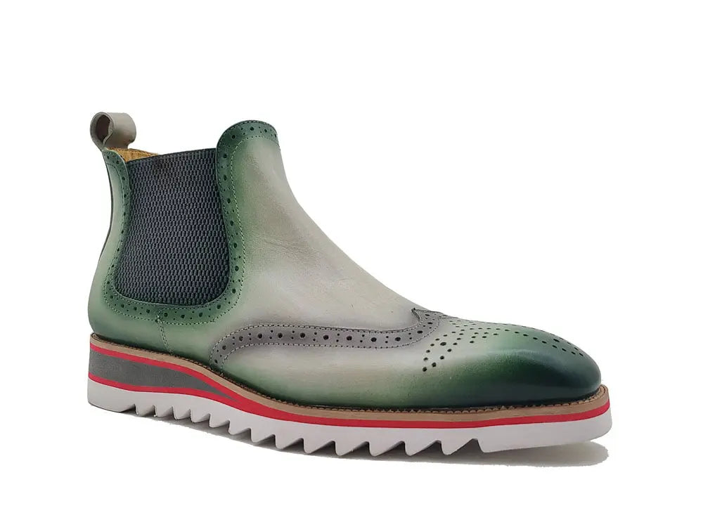 Men’s Leather Chelsea Boots with Comfort Lightweight Sole