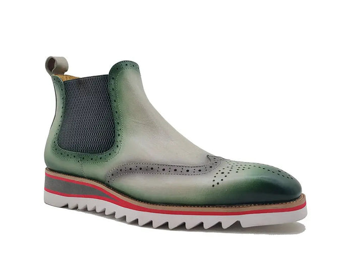 Carrucci Leather Chelsea Boot With Lightweight Sole
