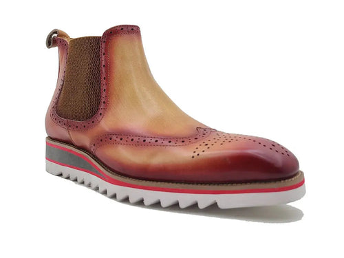 Mens Leather Chelsea Boots with Comfort Lightweight Sole