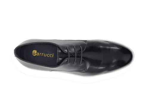 Lace-Up Derby Sneaker in Premium Leather