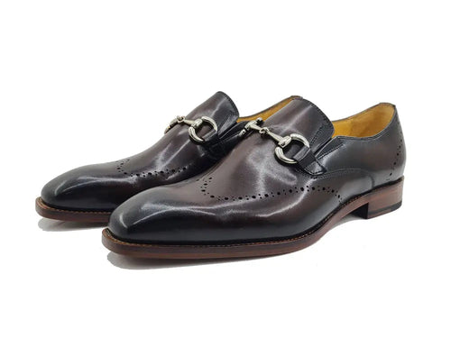 Mens Horsebit Loafer with Leather Sole