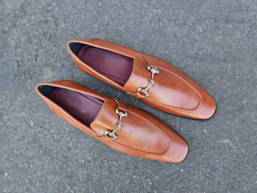 Leather Sole Horsebit Loafer