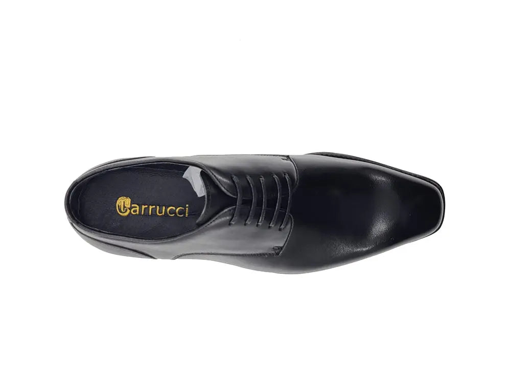 Men’s Burnished Plain Toe Blucher with Leather Sole