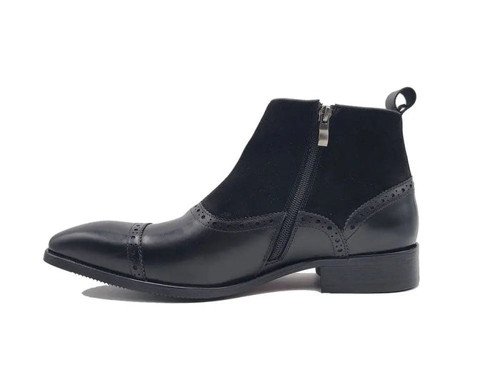Carrucci Leather & Suede Slip-On Boot