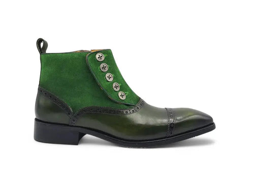 Leather & Suede Slip-On Boot Carrucci