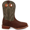 Dan Post Mens Leighton Brown and Blue Leather Western Boots