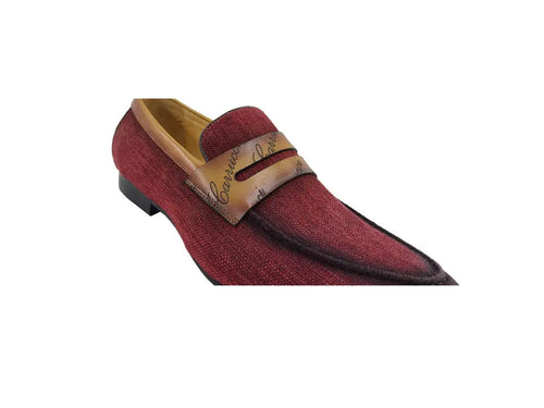 Mens Everyday Penny Loafer with Leather Detailing