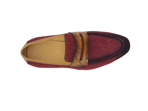 Mens Everyday Penny Loafer with Leather Detailing