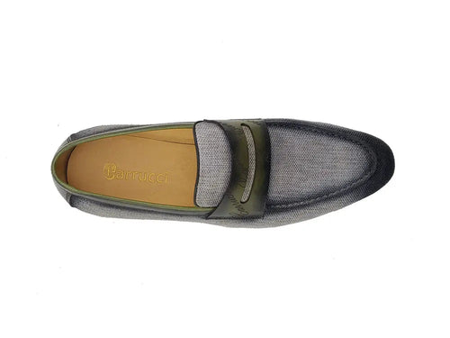 Mens Everyday Penny Loafer with Leather Detailing