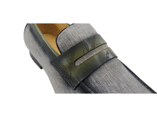 Mens Everyday Penny Loafer with Leather Detailing