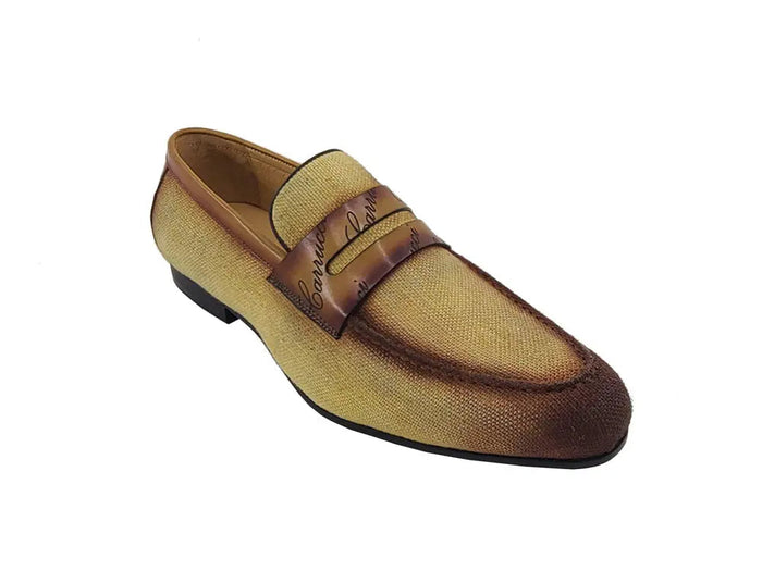 Carrucci Life Style Penny Loafer W Leather Trim