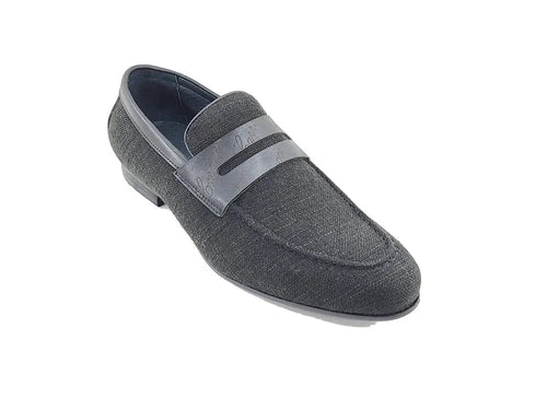 Mens Everyday Penny Loafer with Leather Detailing