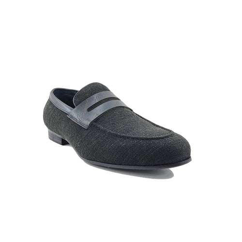 Mens Everyday Penny Loafer with Leather Detailing