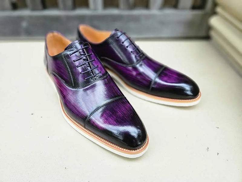 Carrucci Cap Toe Oxford - Lightweight Leather Dress Shoe