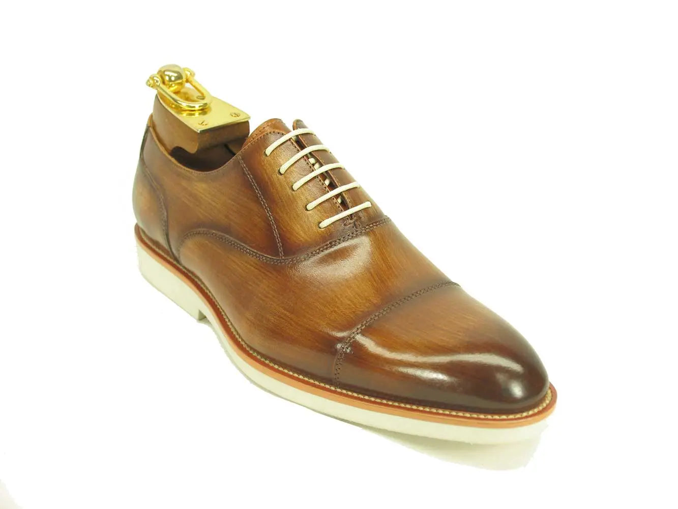 Men’s Cap Toe Oxford Shoes with Lightweight Sole