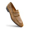 Caro Taupe Suede Penny Loafer for Men by Mezlan – Made in Spain