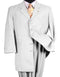 Mens 2PC Classic Long Fashion Zoot White Suit