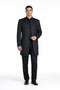 Long Mandarin Collar Zoot Suit Black
