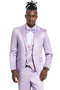 Mens Easter Suit - Jacket and Pants in Summer Color Lavender Modern Fit Light Weight